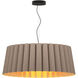 Renata 31.5 inch Grey Oak Pendant Ceiling Light in Grey Oak/Ash, 32 in, WEP Collection