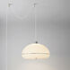 Morelli 1 Light 18 inch Satin Nickel Pendant Swag Kit Ceiling Light
