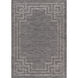Pasadena 48 X 30 inch Charcoal/Black Rug in 2 x 4