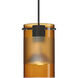 Scope LED Black Cord Pendant Ceiling Light