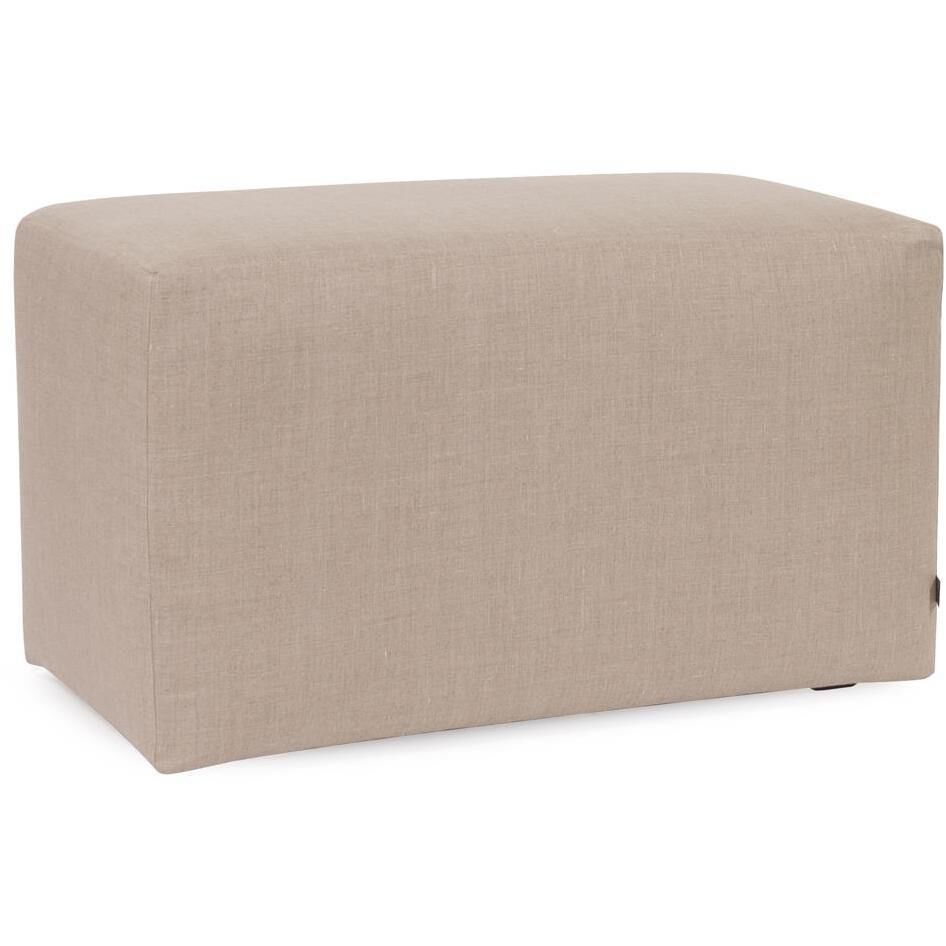 Universal Linen Slub Natural Bench with Slipcover