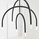 Drew & Jonathan Hadden 6 Light 36 inch Midnight Black Chandelier Ceiling Light