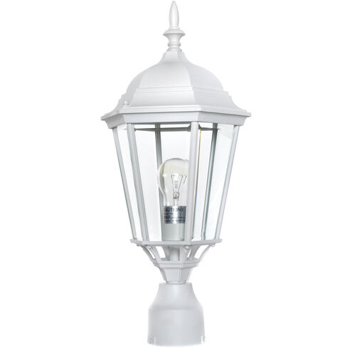 Westlake 1 Light 21 inch White Outdoor Pole/Post Lantern in 60