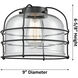 Franklin Restoration Large Bell Cage LED 9 inch Black Antique Brass Sconce Wall Light, Franklin Restoration