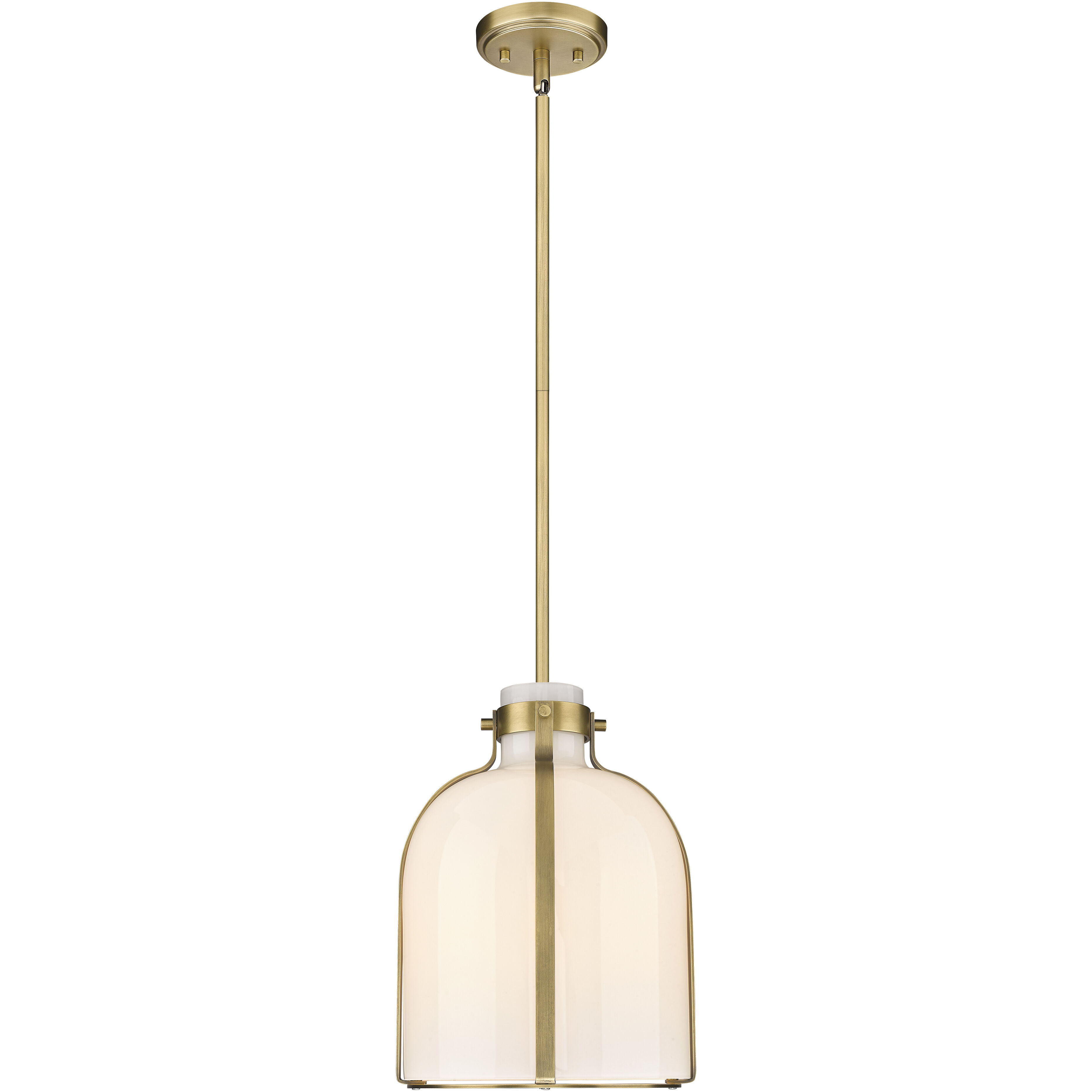 Pearson 1 Light 9.75 inch Rubbed Brass Pendant Ceiling Light in Rubbed Bronze