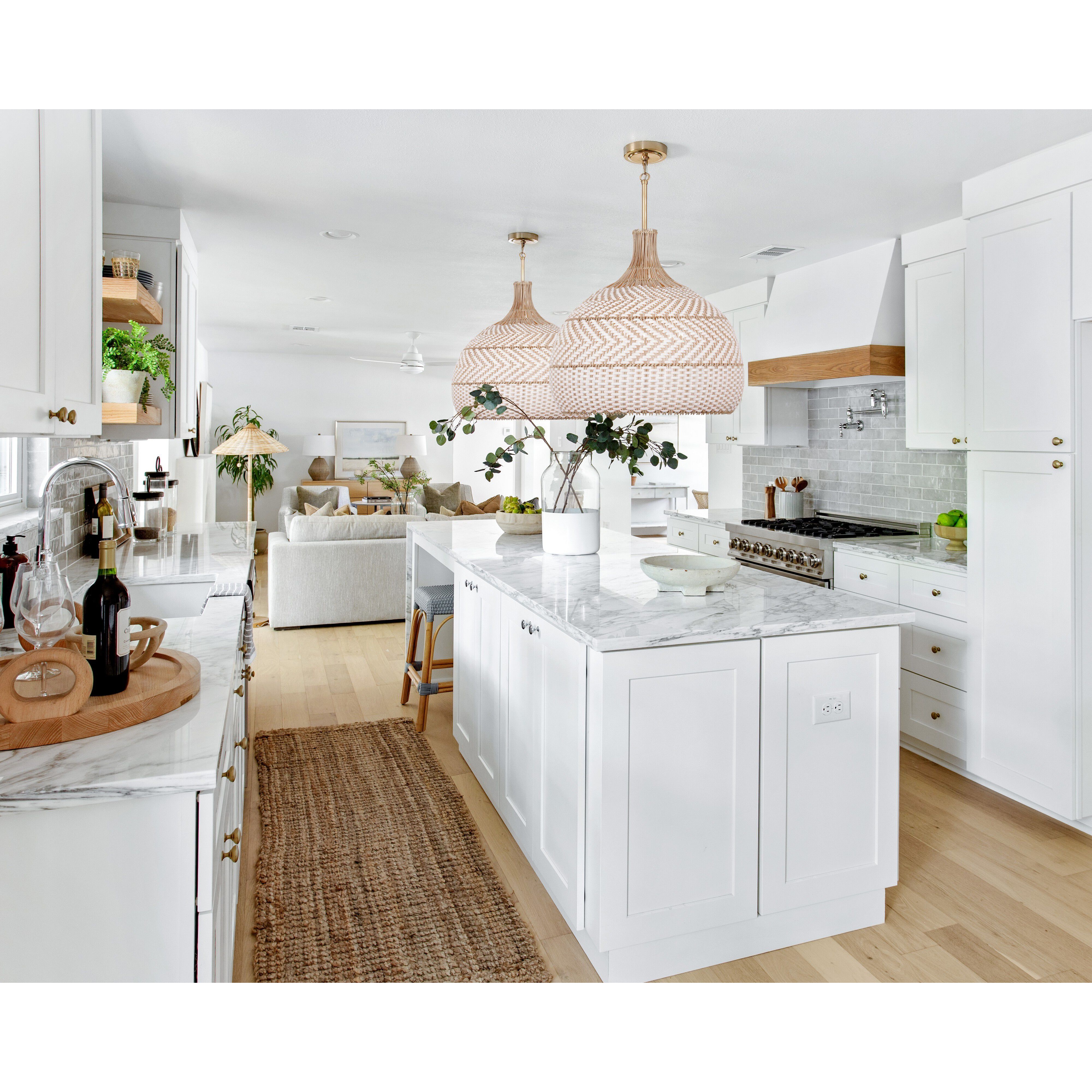 Zanzibar 5 Light 21 inch Soft Gold Pendant Ceiling Light