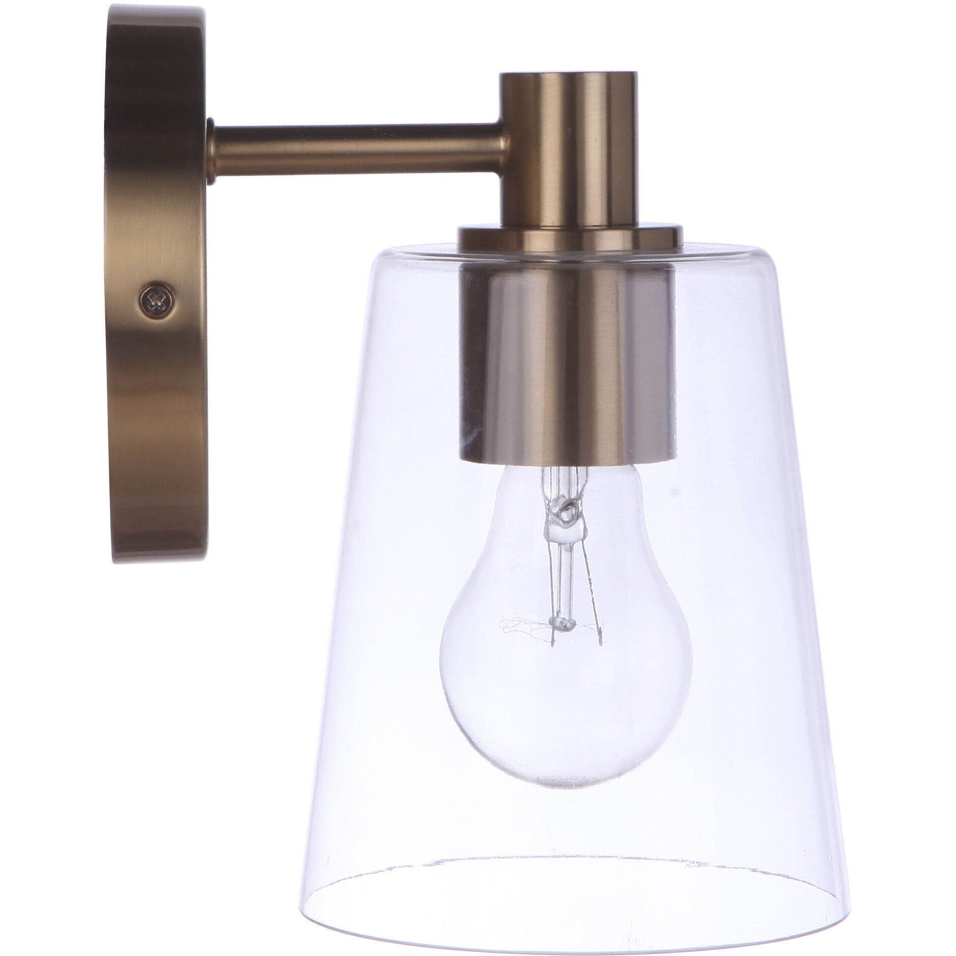 Emilio 1 Light 5 inch Satin Brass Wall Sconce Wall Light