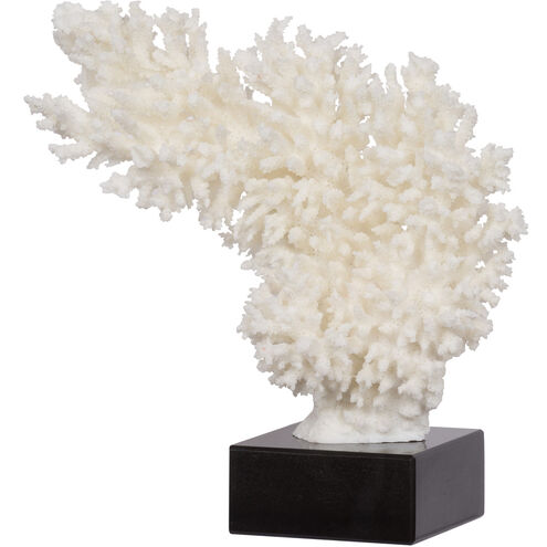 Coral White/Black Décor
