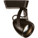 Impulse 1 Light 120 Dark Bronze J Track Fixture Ceiling Light in 3500K
