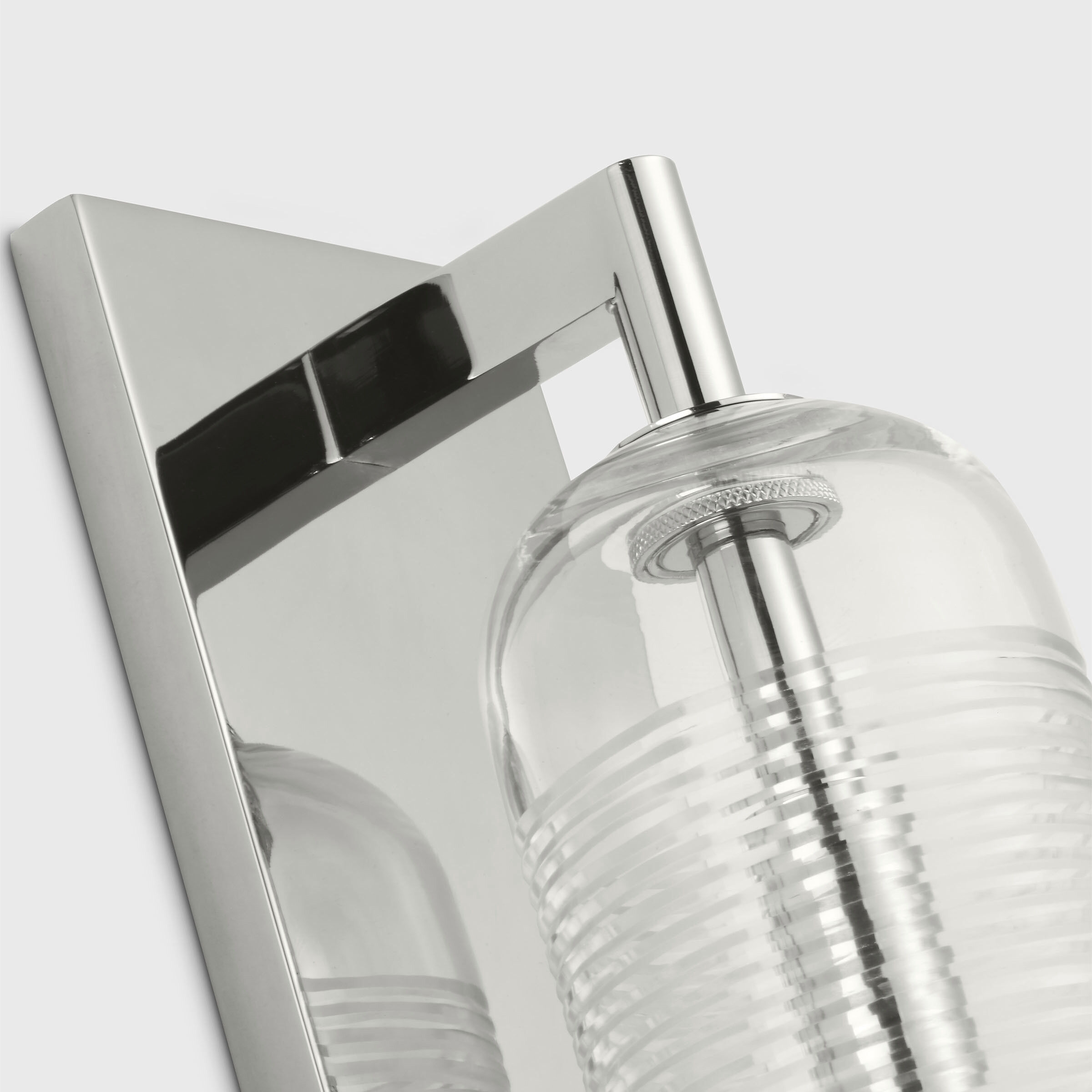 Sean Lavin Leano Sconce Wall Light in Polished Nickel