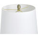 Joseph 29 inch 100 watt Gold Wash and Off White Table Lamp Portable Light
