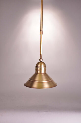 Barn 1 Light 10 inch Verdi Gris Pendant Ceiling Light