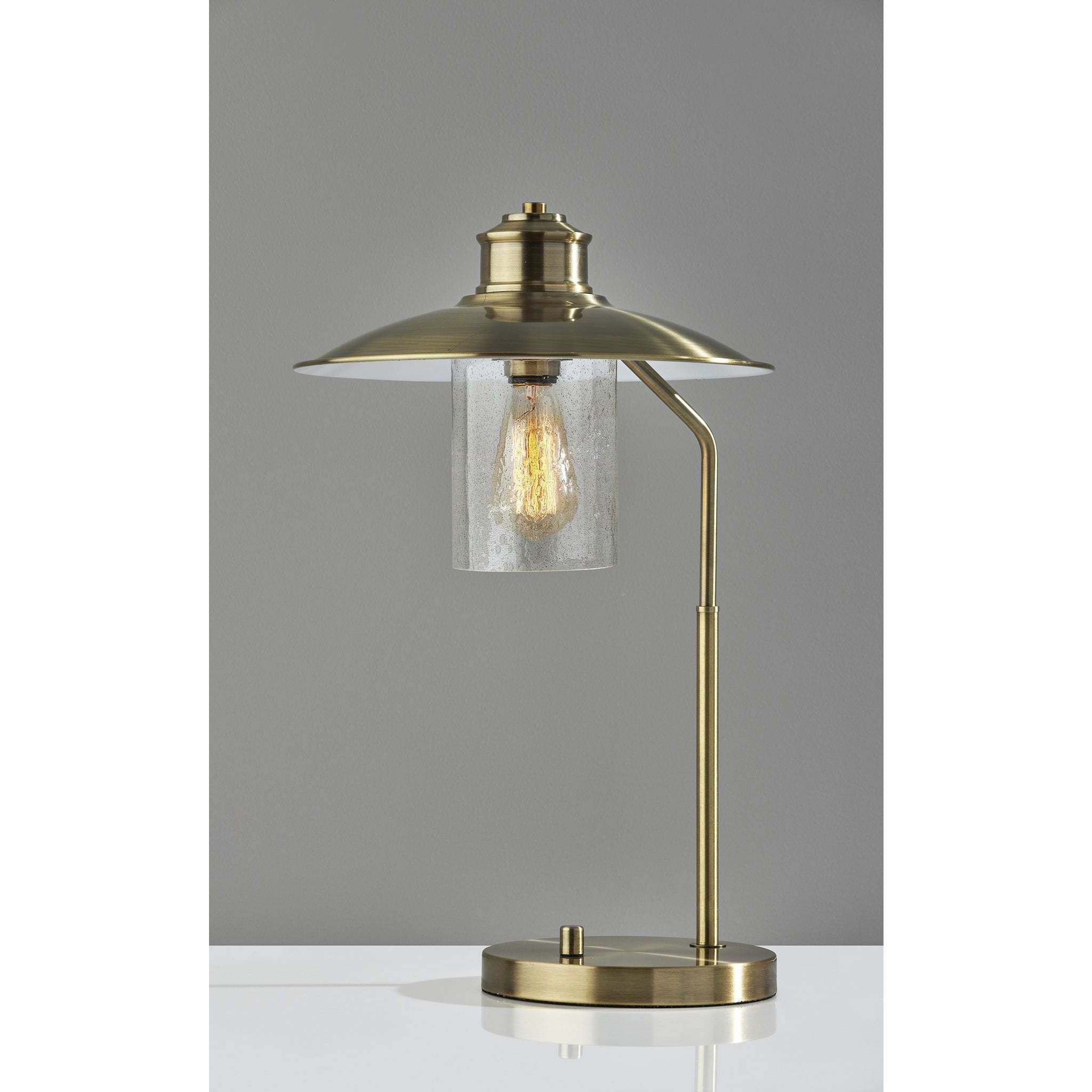Kieran 21 inch 40.00 watt Antique Brass Desk Lamp Portable Light