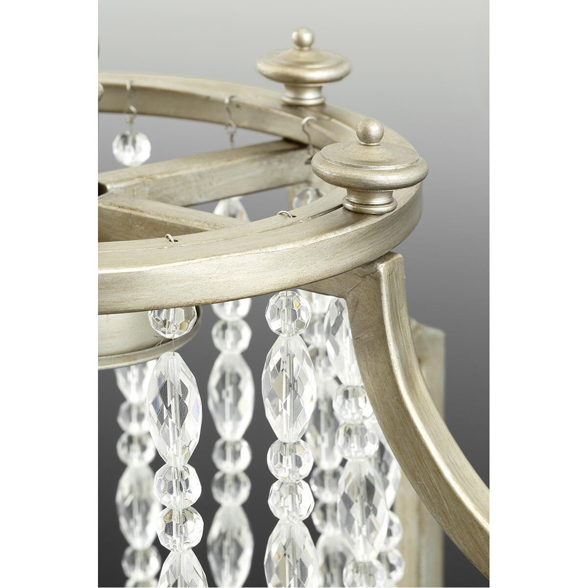 Bradstreet 3 Light 13.88 inch Silver Ridge Pendant Ceiling Light, Design Series