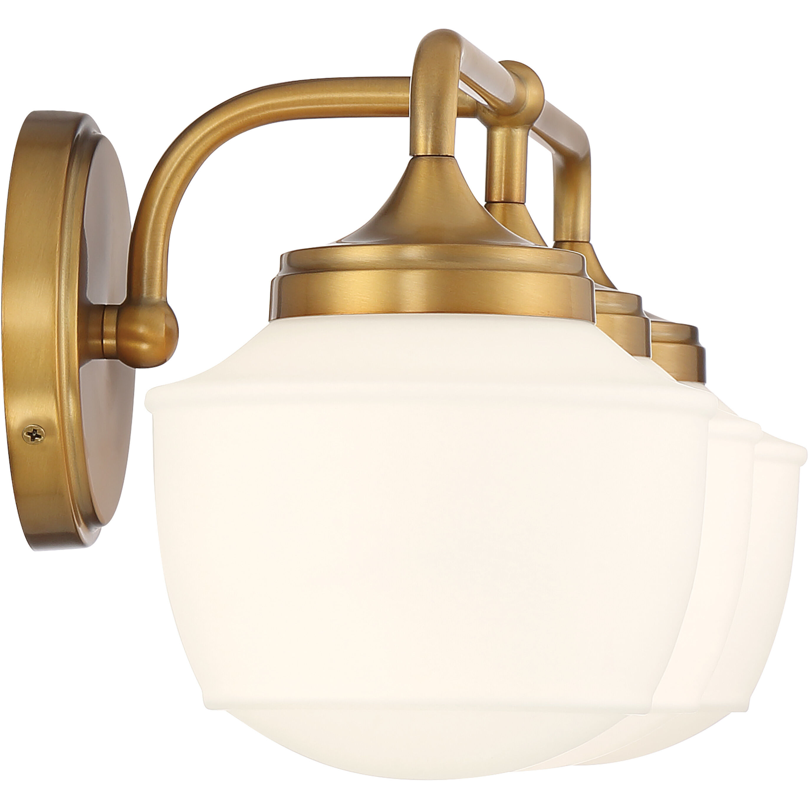 Cornwell 3 Light 23 inch Aged Brass Bath Vanity Wall Light