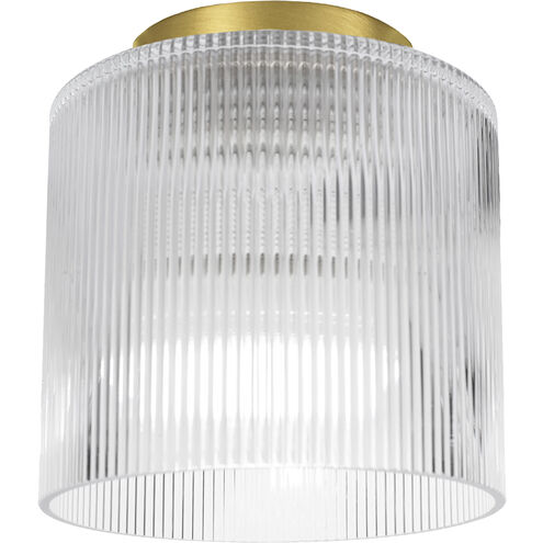 Nadine 1 Light 7 inch Aged Brass Flush Mount Ceiling Light