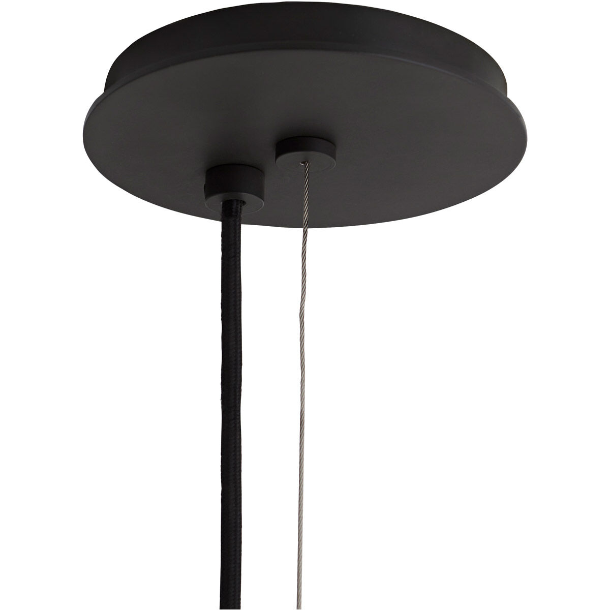 Glaze 1 Light 12 inch Ivory Stained Crackle and Blackened Steel Pendant Ceiling Light