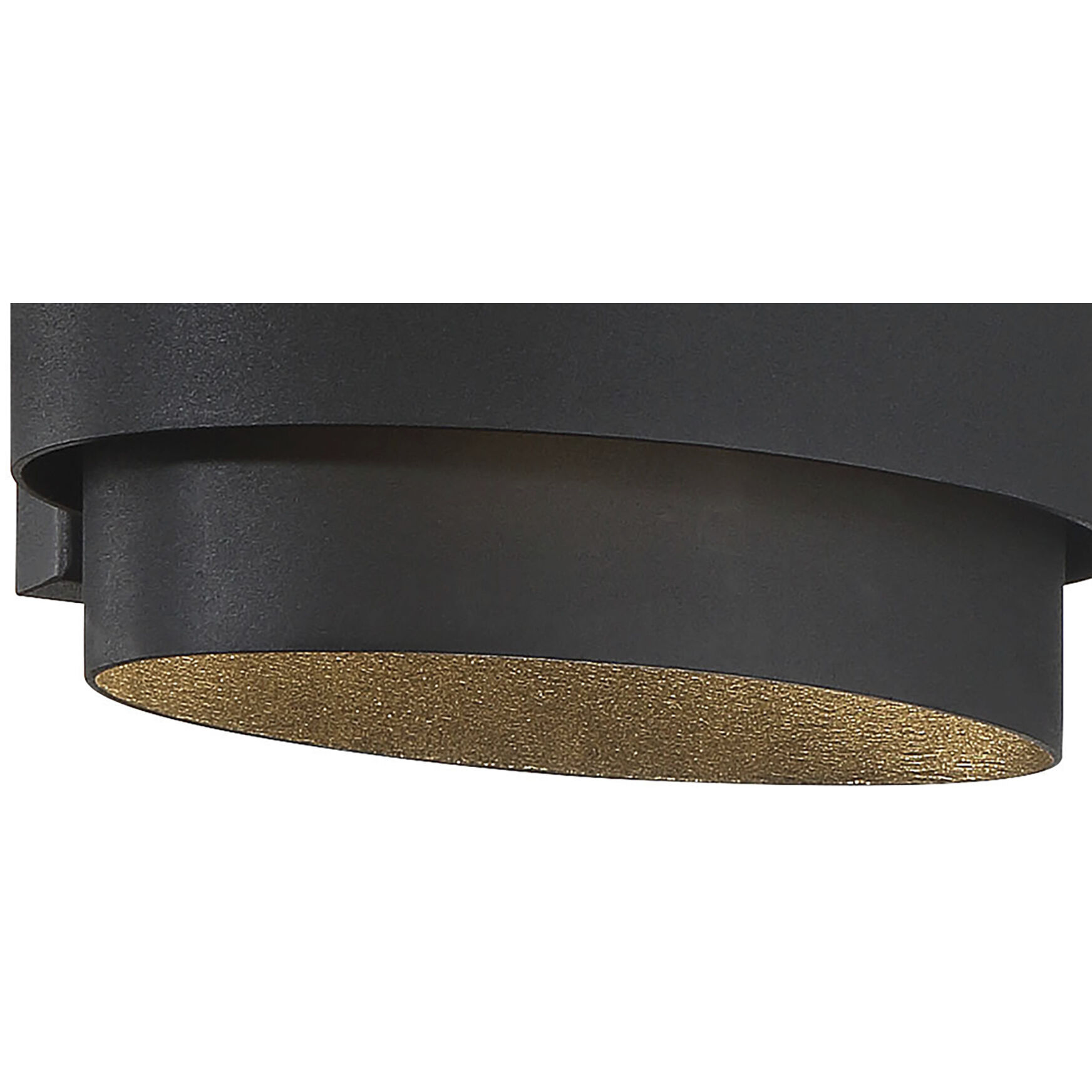 Great Outdoors Ladner Lane LED 7 inch Sand Coal Outdoor Wall Mount