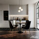 Hepburn 3 Light 12.75 inch Modern Brass Round Cluster Pendant Ceiling Light, Large