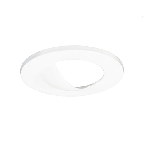Miniature White Downlight Wall Wash Trim, Round