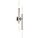 Cass 4 Light 5.5 inch Polished Nickel Wall Sconce Wall Light