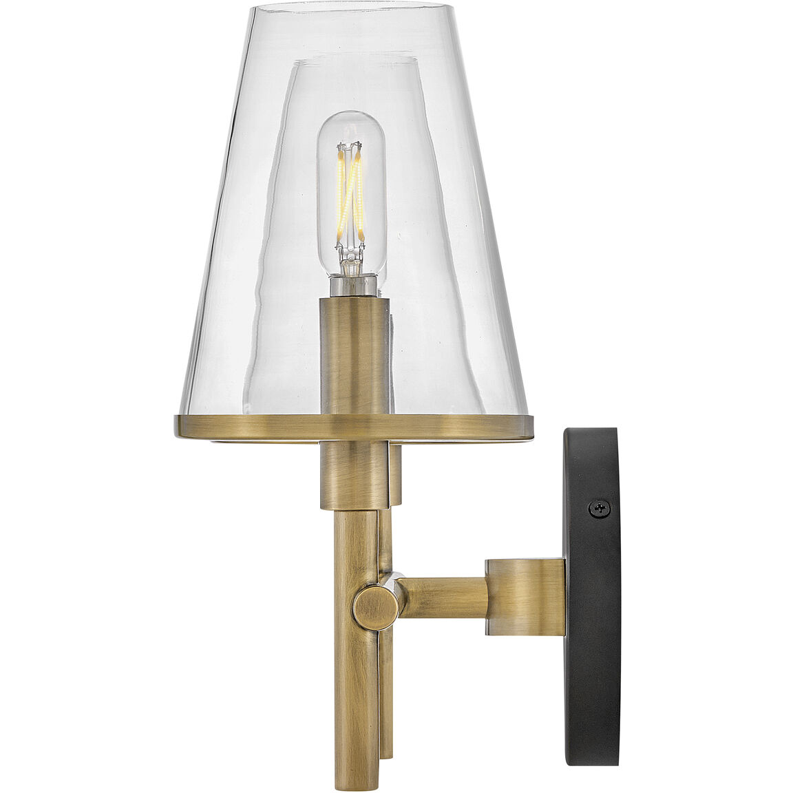 Marten 2 Light 15 inch Heritage Brass Bath Light Wall Light