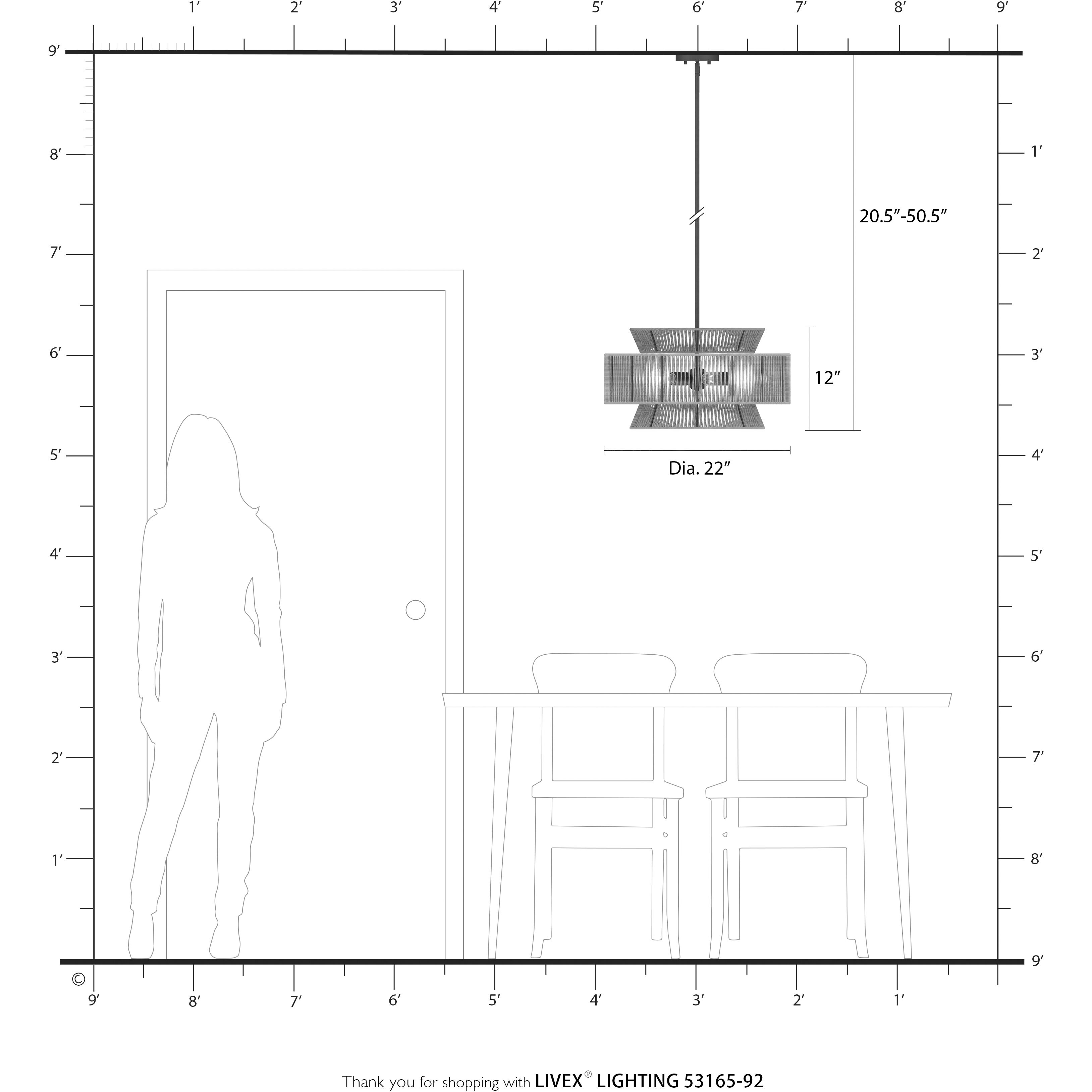 Florell 5 Light 22 inch English Bronze Pendant Chandelier Ceiling Light