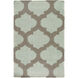 Frontier 36 X 24 inch Mint, Charcoal Rug