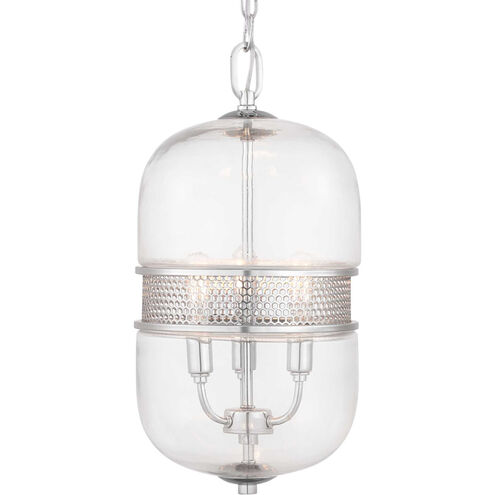 Gregory 3 Light Polished Chrome Pendant Ceiling Light