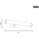 ED Ellen DeGeneres Azer 24 watt 18 inch Aged Iron Picture Light Wall Light