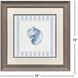 Ocean Finds Blue and Gray Framed Art, Propac