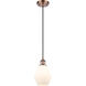 Ballston Cindyrella LED 6 inch Antique Copper Mini Pendant Ceiling Light