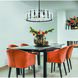 Antolini 5 Light 28.5 inch Black Cashmere Pendant Ceiling Light