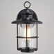 Lake Shore LED 10 inch Textured Black Outdoor Wall