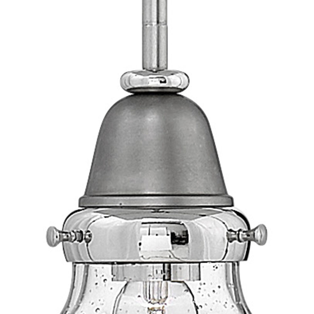 Academy 1 Light 10 inch English Nickel with Polished Nickel Indoor Pendant Ceiling Light