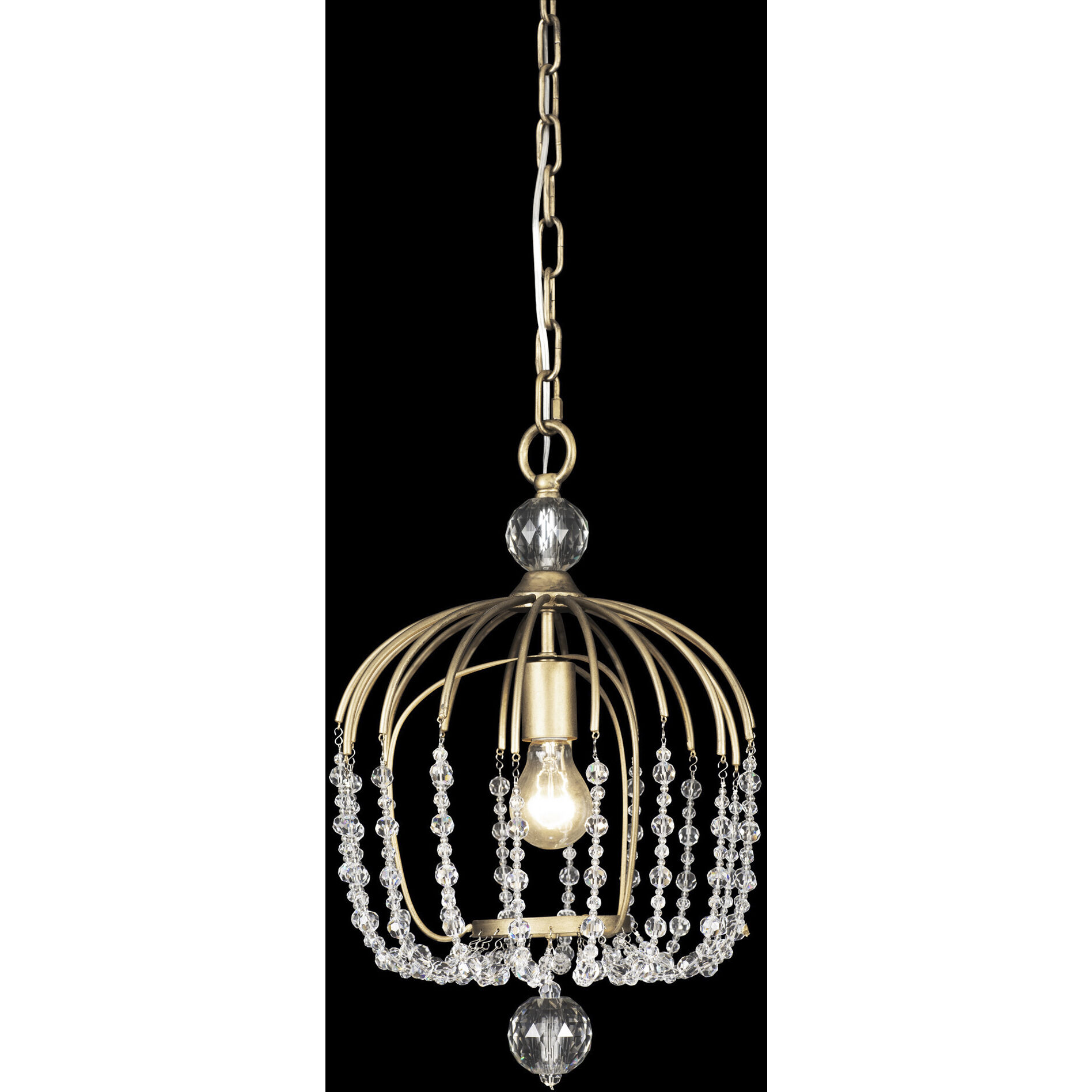 Voliere 1 Light 12.5 inch Havana Gold Pendant Ceiling Light