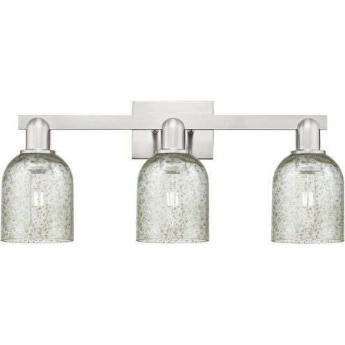 Arcadia Caledonia 3 Light 24 inch Brushed Satin Nickel Bath Vanity Light Wall Light in Mica