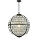 Skorpius 1 Light 24 inch Clear with Oil Rubbed Bronze Chandelier Ceiling Light