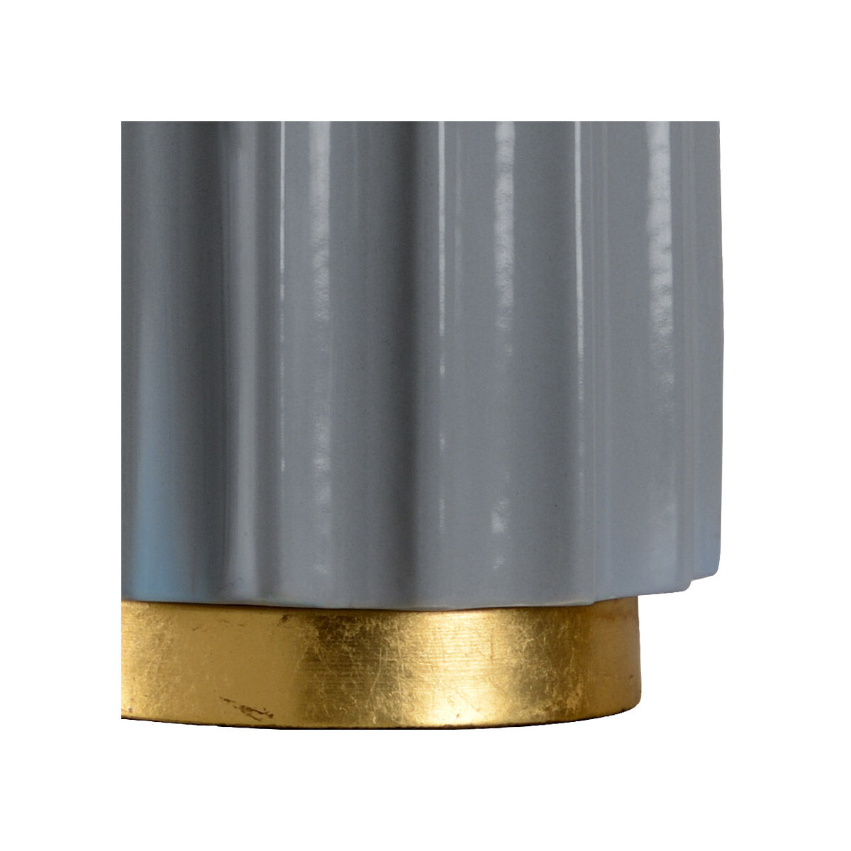 MarketPlace 28 inch 100 watt Slate Gray Crackle Glaze Table Lamp Portable Light