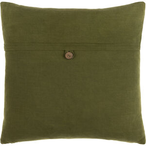 Penelope 18 inch Olive Pillow Kit in 18 x 18, Square
