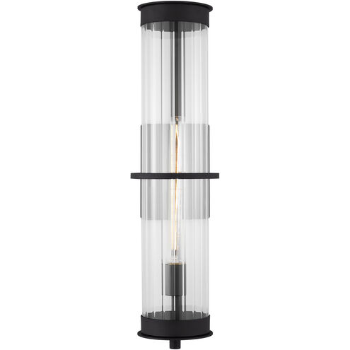Alcona 1 Light 24 inch Black Outdoor Wall Lantern