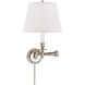 Candle Stick 1 Light 19.25 inch Swing Arm Light/Wall Lamp
