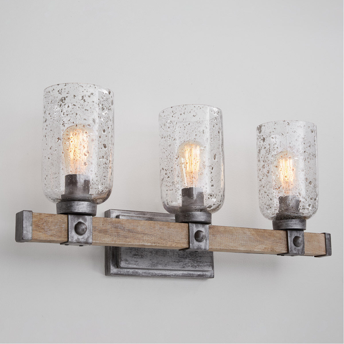 Nolan 3 Light 27 inch Urban Wash Vanity Light Wall Light