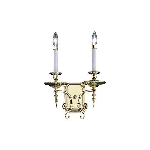 Kensington 2 Light 14 inch Polished Silver Sconce Wall Light