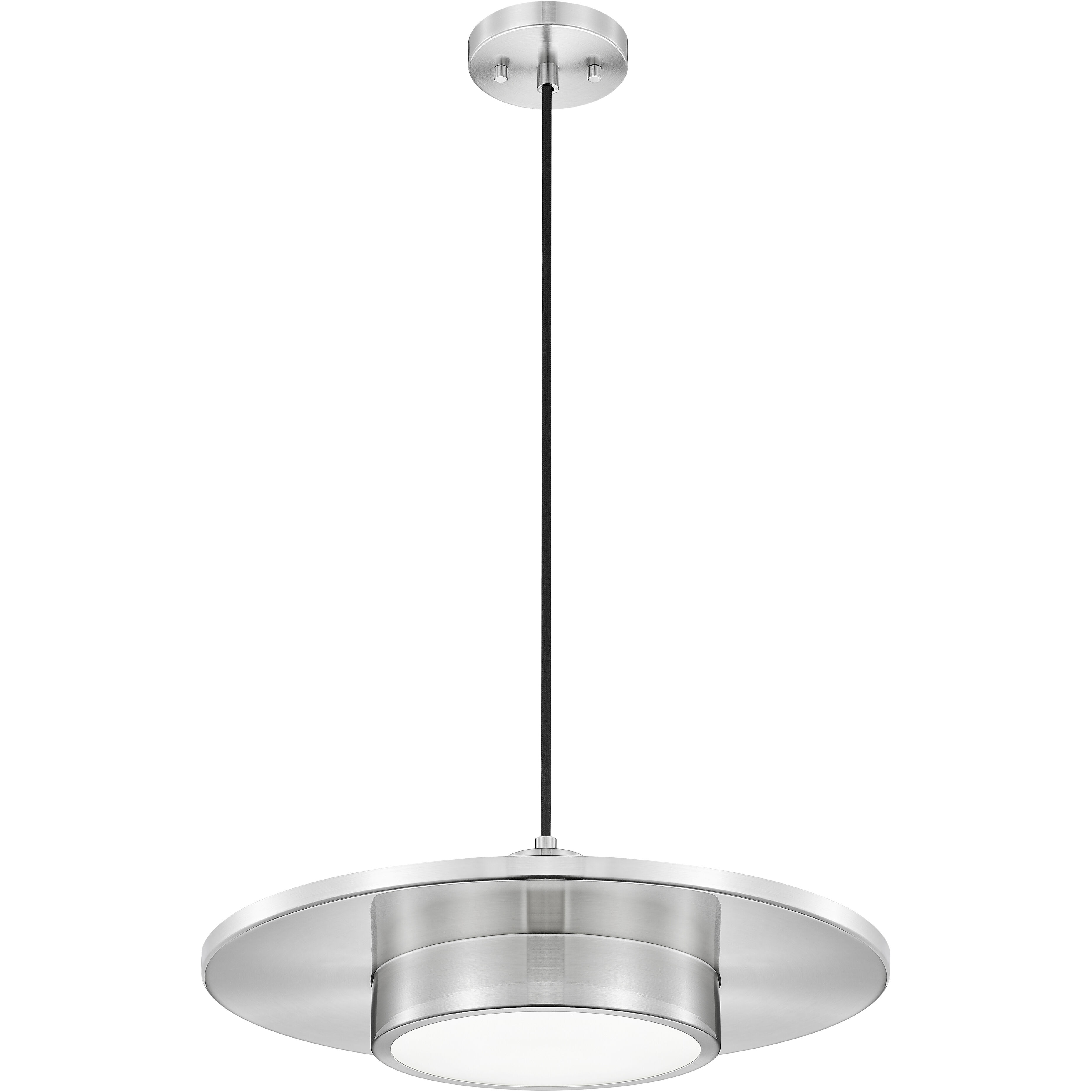 Ludo Pendant Ceiling Light in Brushed Nickel