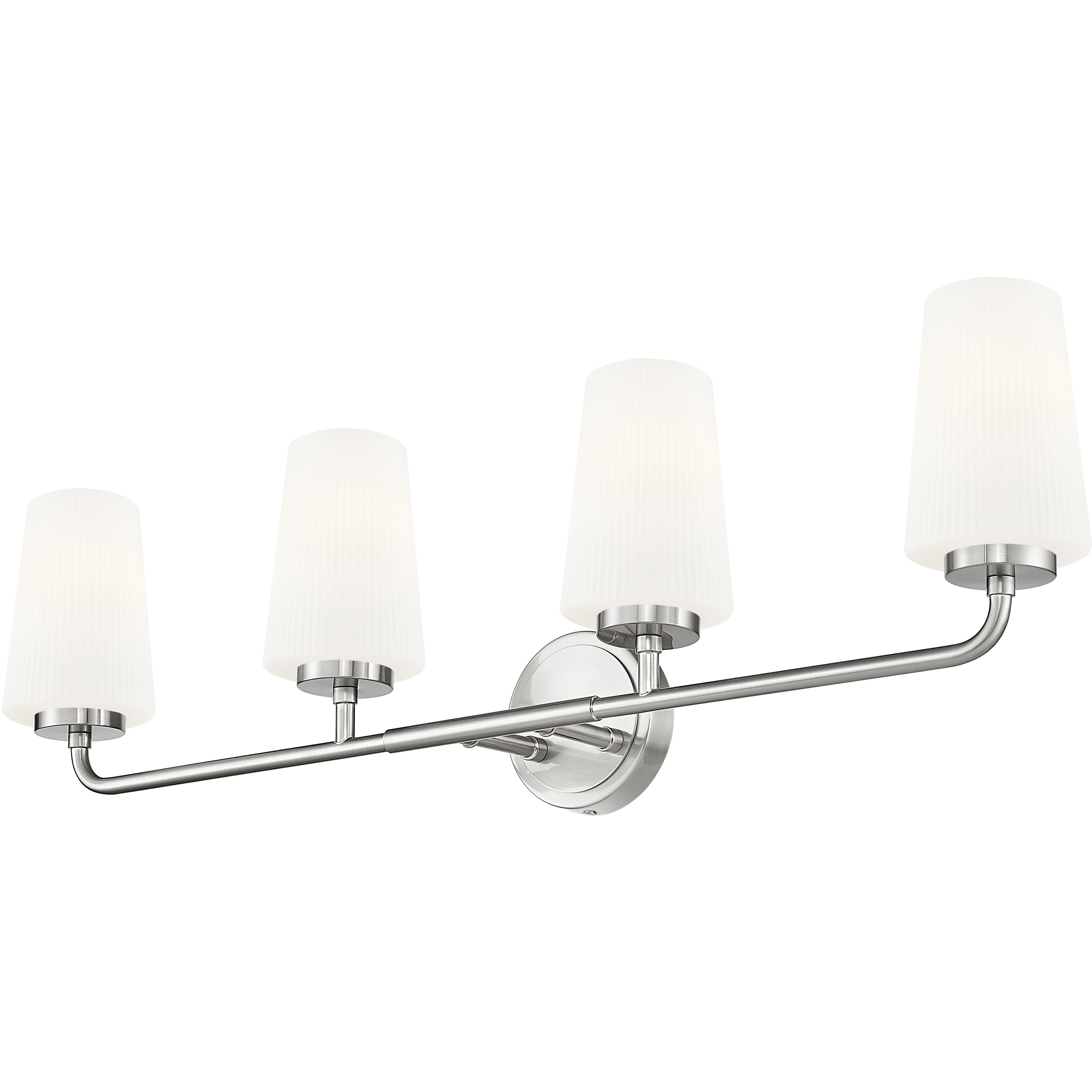 Montford 4 Light 32 inch Brushed Nickel Bath Vanity Light Wall Light