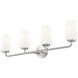 Montford 4 Light 32 inch Brushed Nickel Bath Vanity Light Wall Light