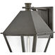 Heritage Endsley 1 Light 25.25 inch Blackened Brass Outdoor Wall Mount