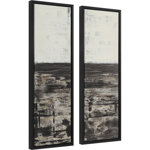 Spica White/Grey/Black/Brown Canvas Art, 2 Piece