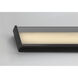 Dulton LED 42.25 inch Matte Black Outdoor Wall Sconce